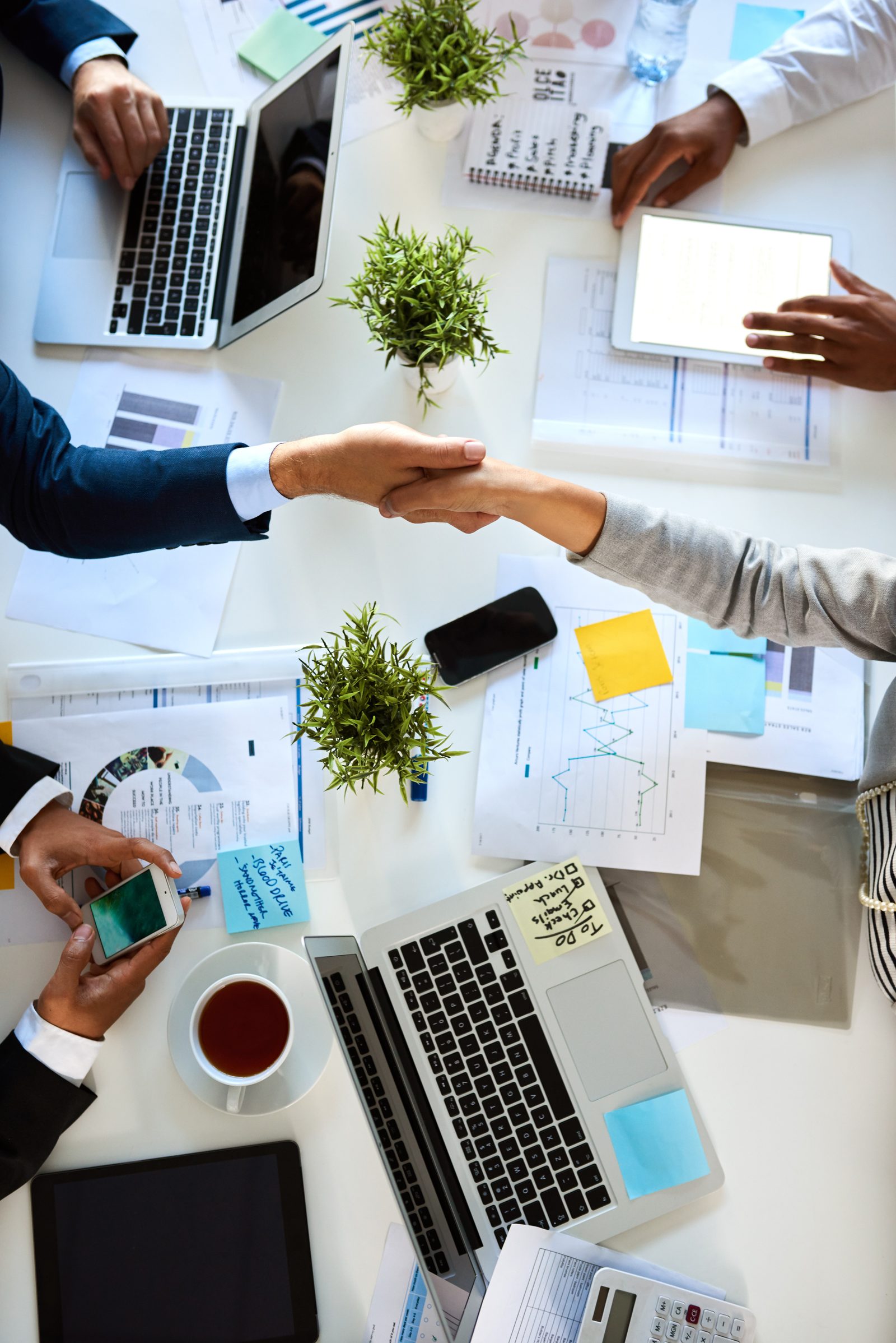 A Green Peak Financial planning desk